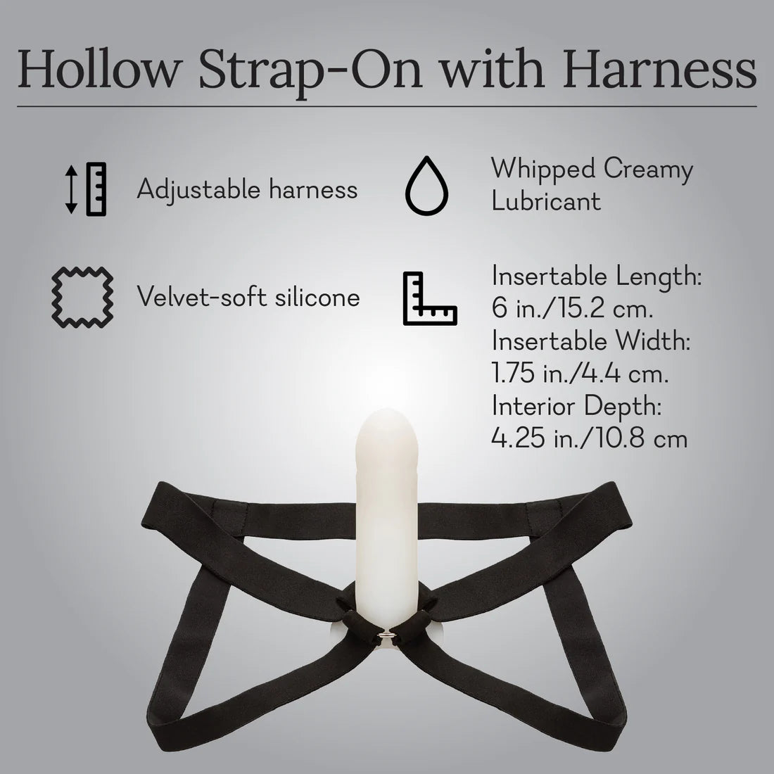 Hollow strap-on with harness #61